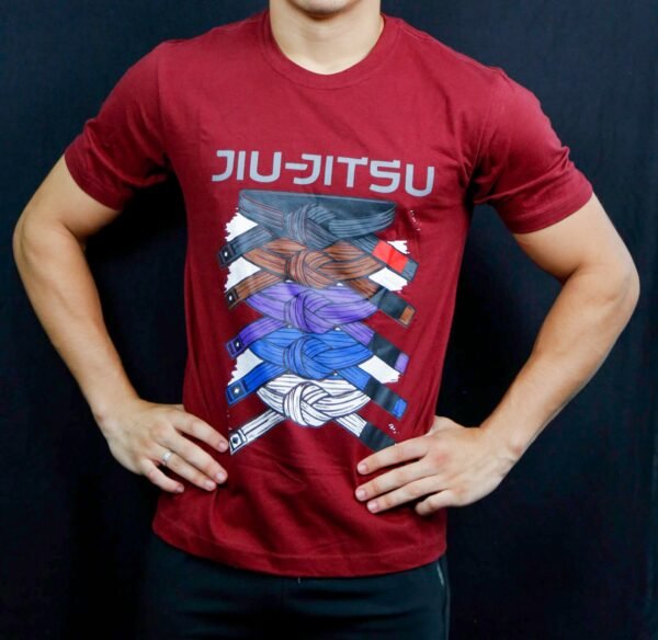 Camiseta Algodão Faixas jiu jitsu