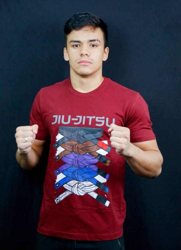 Camiseta Algodão Faixas jiu jitsu