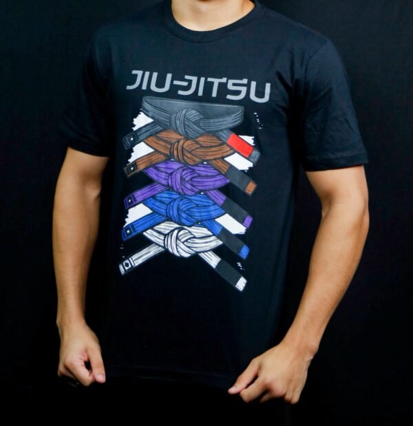 Camiseta Algodão Faixas jiu jitsu
