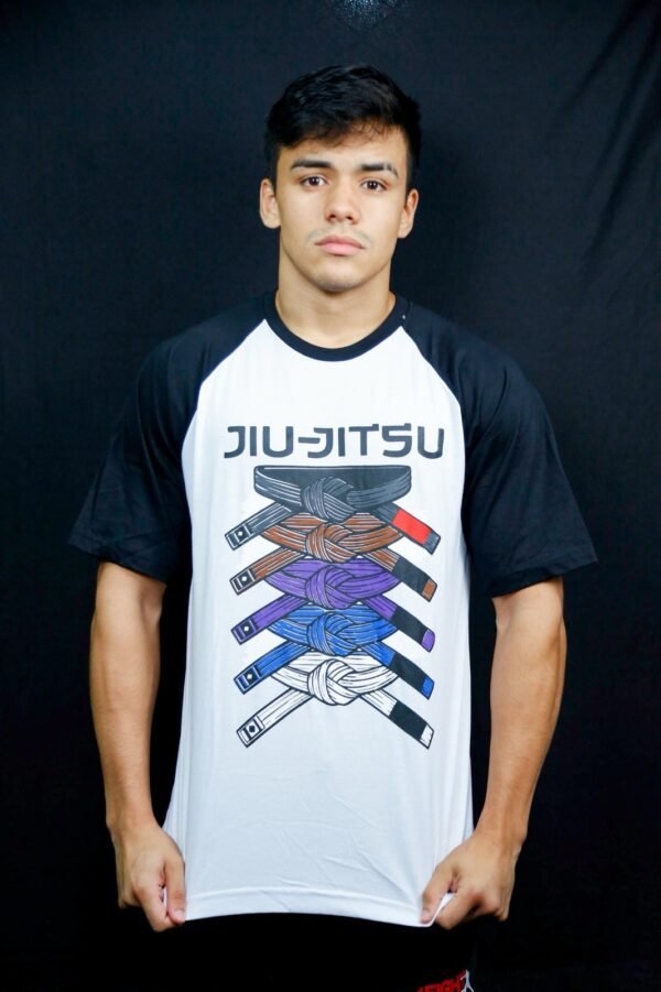Camiseta Algodão Faixas jiu jitsu